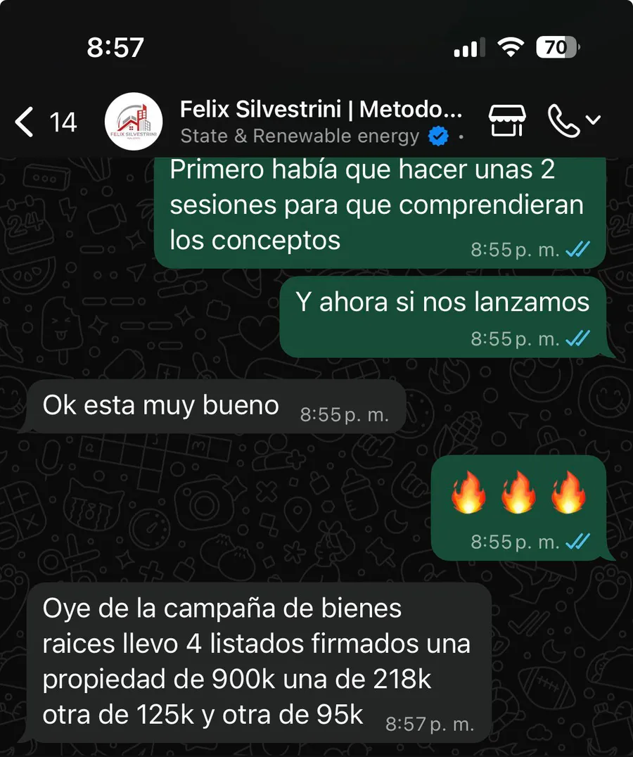 Testimonio de un alumno