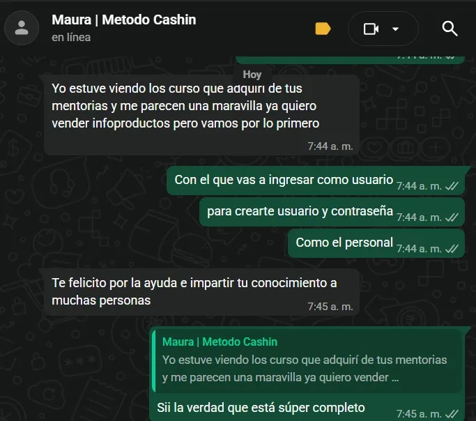 Testimonio de un alumno